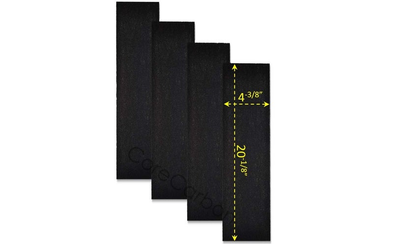 CoreCarbon 4-Pack Carbon Pre-Filter Designed to Fit Honeywell True HEPA Air Purifier Models HPA-150, HPA160, HPA161-TGT, HPA-245, HPA-249, HPA-248-TGT - Image 1